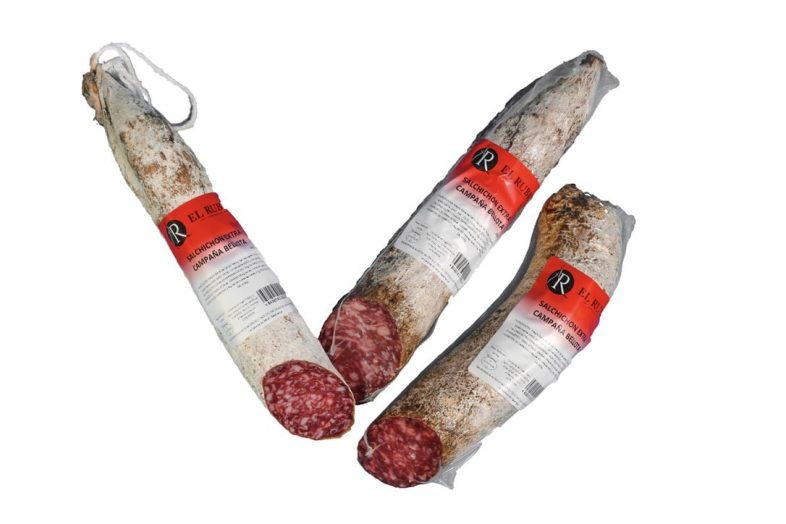 Salchichón Ibérico Extra Bellota - Jamones y Embutidos El Rubio