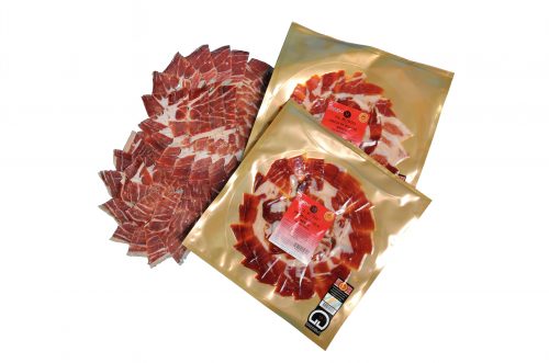 Loncheado Jamón de Bellota Ibérico, 50% raza ibérica - Jamones y Embutidos El Rubio